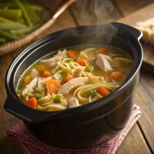 Crockpot Chicken Noodle Soup