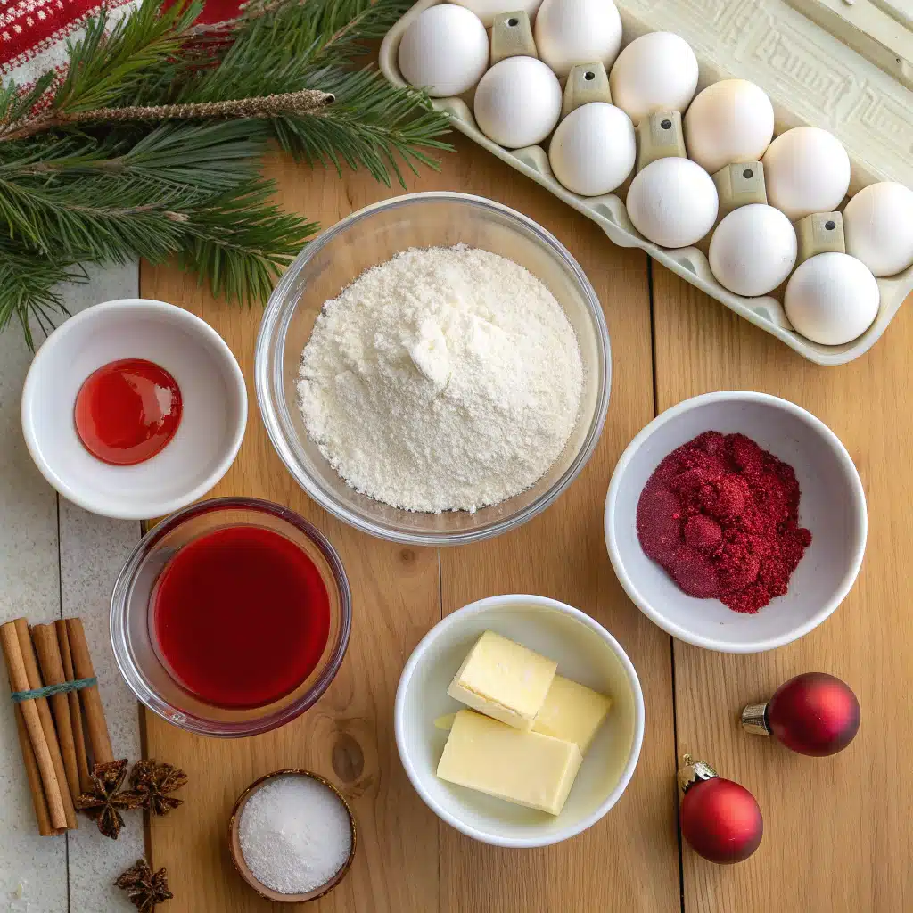 Santa Claus Macarons: A Colorful Christmas Cookie Worth the Effort 4 Ingredients for Santa Claus Macarons