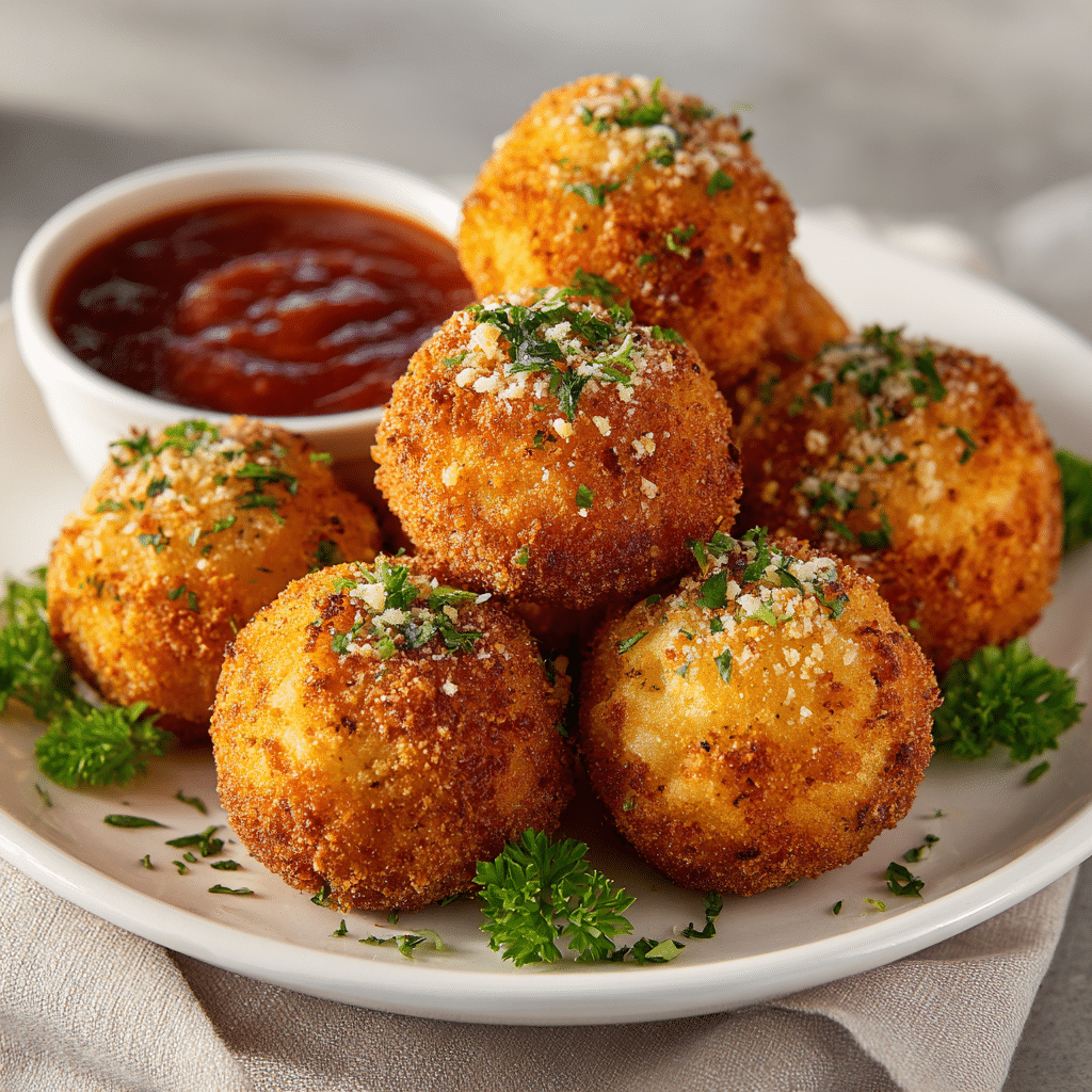 Cheesecake Factory Air Fryer Fried Macaroni and Cheese Balls