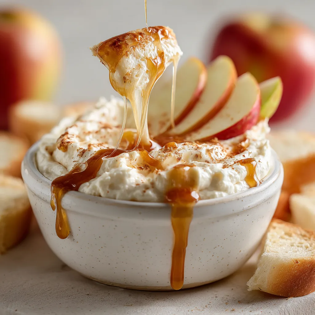Cream Cheese Caramel Apple Dip Brings Sweet Joy to Thanksgiving Desserts 5 Cream Cheese Caramel Apple Dip