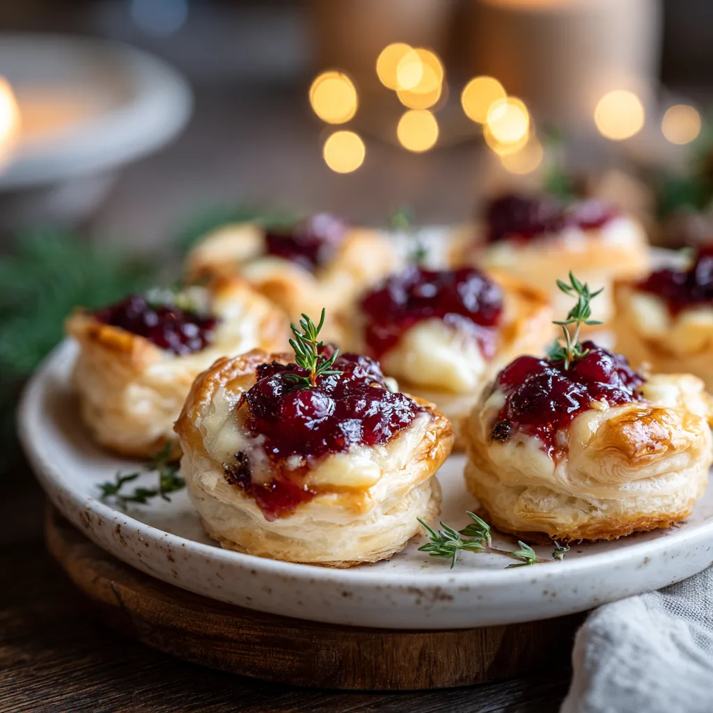 These Cranberry Brie Tartlets with Thyme – Tiny but Fancy (And Ridiculously Easy!) 4 Cranberry Brie Tartlets with Thyme – Tiny but Fancy