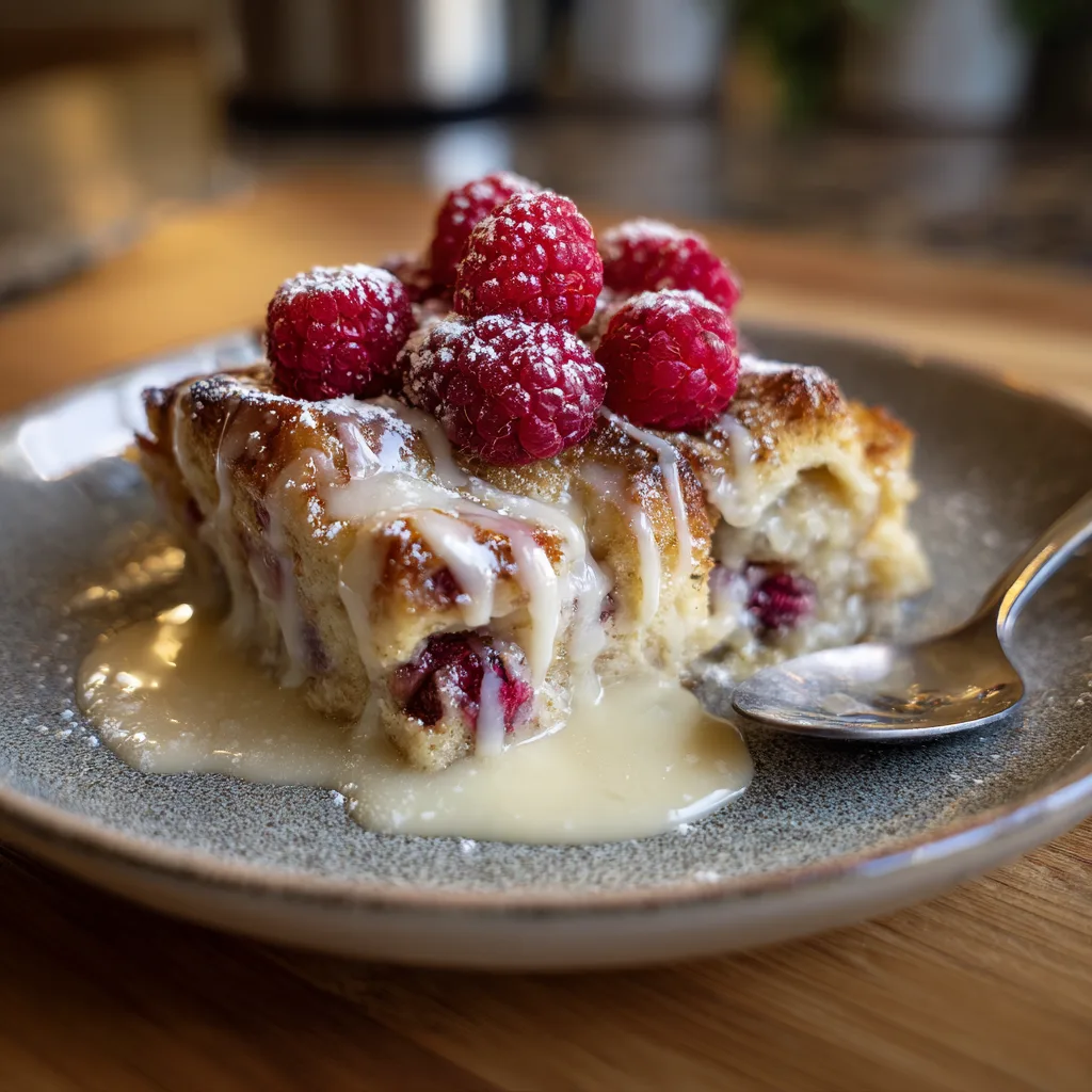 White Chocolate Raspberry Bread Pudding: A Sweet Thanksgiving Desserts Sensation 4 White Chocolate Raspberry Bread Pudding
