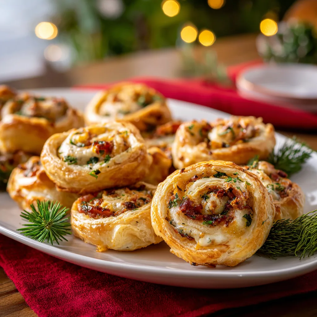 Antipasto Puff Pastry Pinwheels