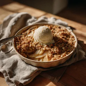 Spiced Pear Crisp