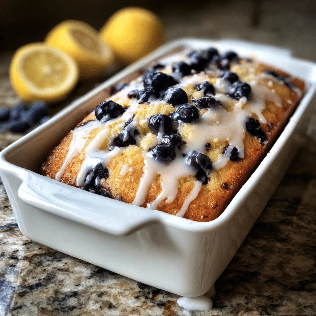 Lemon Blueberry Sheet Cake: Bright and Bountiful Summer Delight 2 Homemade Lemon Blueberry Sheet Cake in pan with lemon glaze