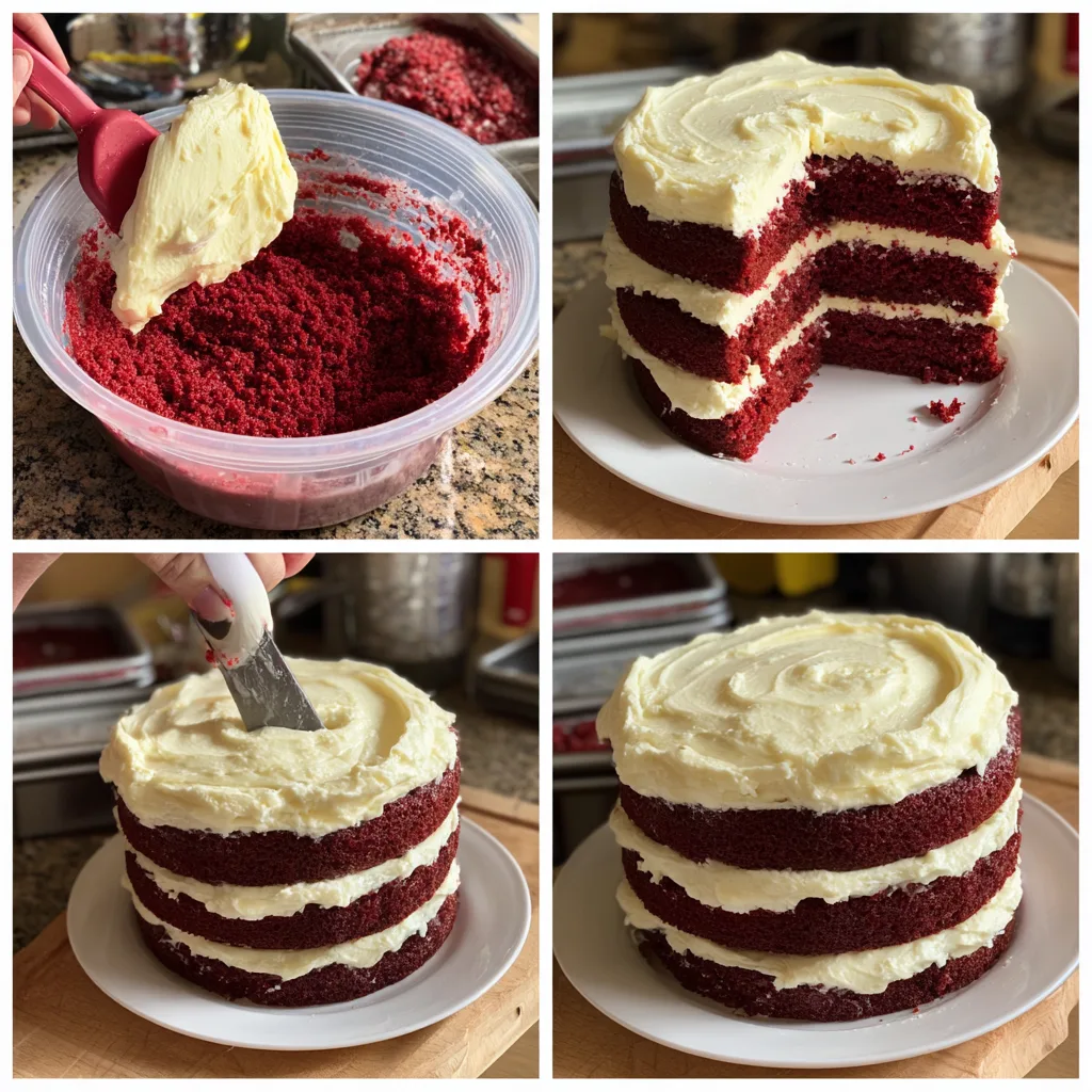 RED VERed Velvet Cake Bliss: My Best Creamy & Decadent TreatLVET CAKE 4 Amateur step-by-step Red Velvet Cake preparation photos iPhone 16 Pro