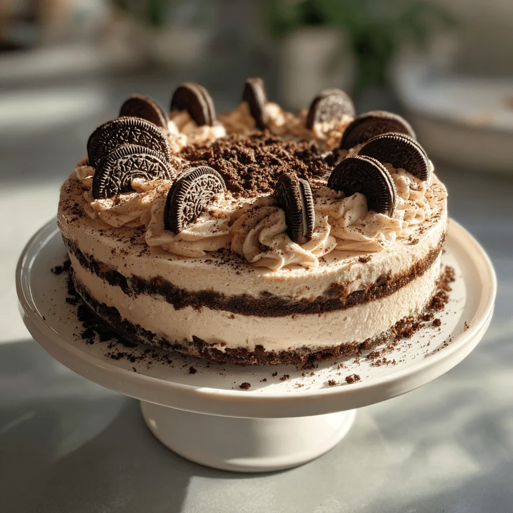 Oreo Cake Recipe with Oreo cookies and cream frosting