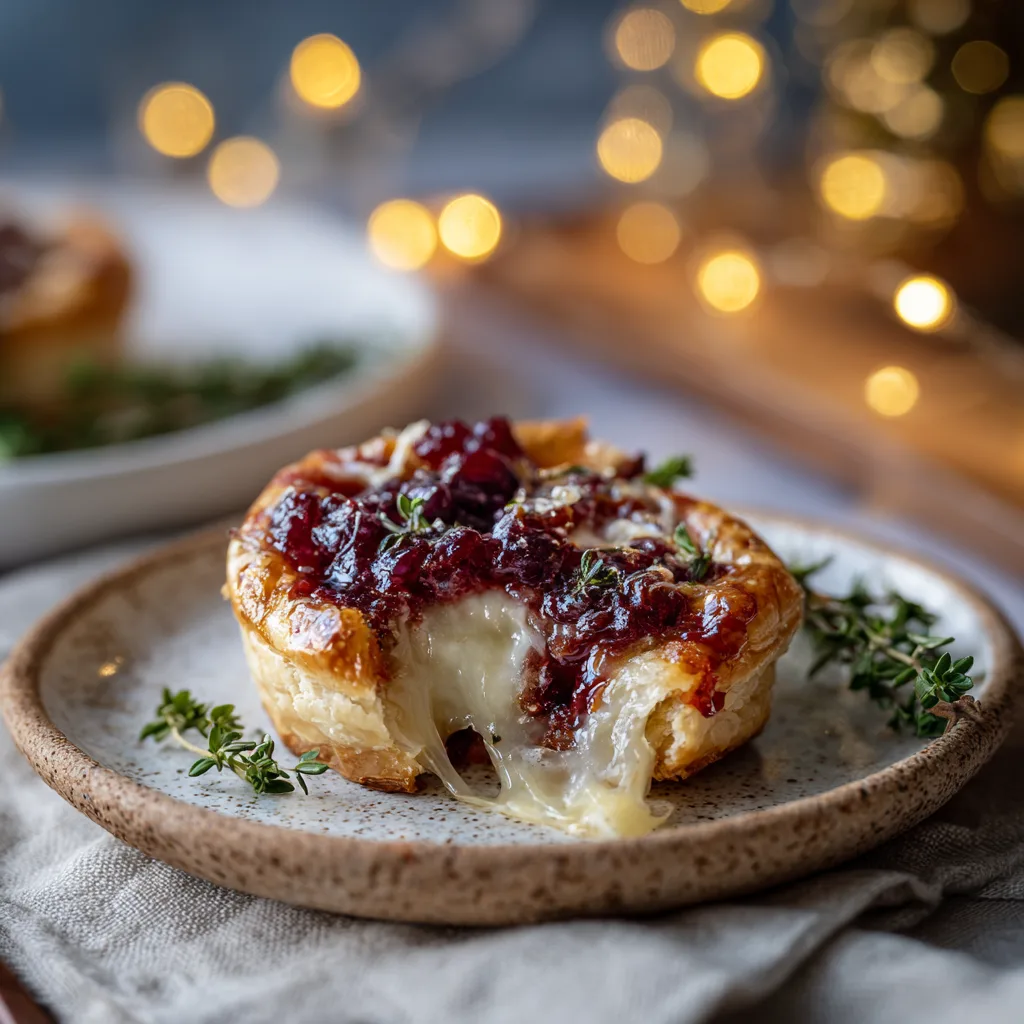 These Cranberry Brie Tartlets with Thyme – Tiny but Fancy (And Ridiculously Easy!) 3 Cranberry Brie Tartlets with Thyme – Tiny but Fancy