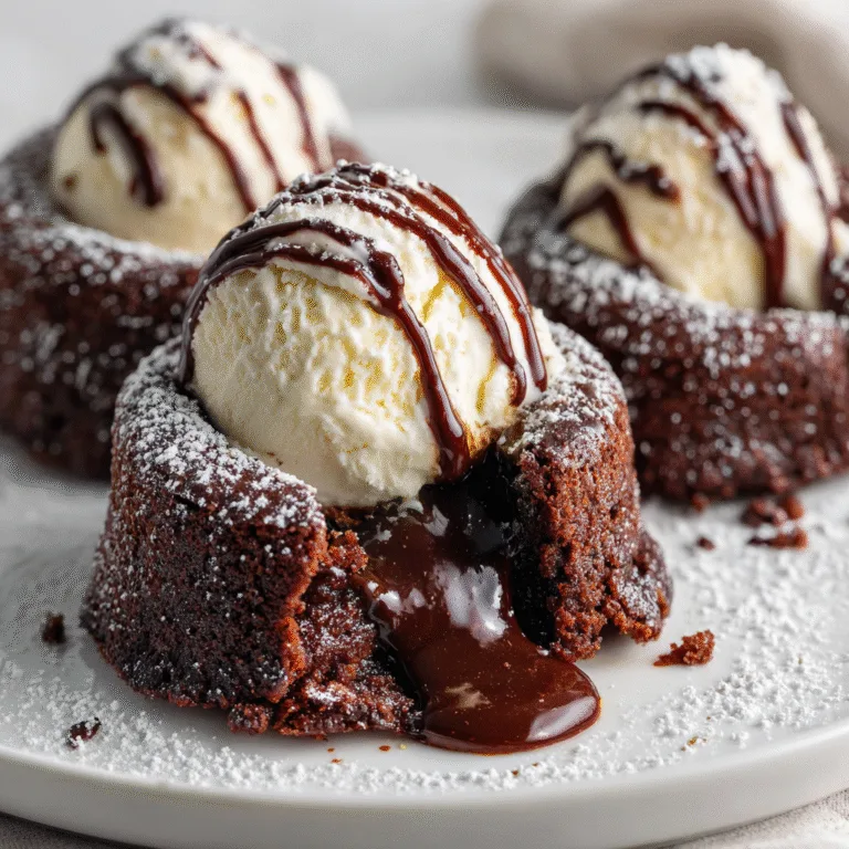 Hot Chocolate Lava Cakes