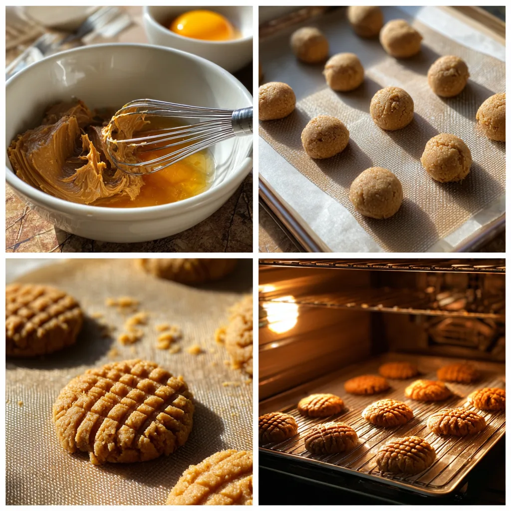 Peanut Butter Honey Cookies: Sweet, Slightly Salty Peanut Butter Cookies to Brighten Your Day 3 Peanut Butter Honey Cookies Step-by-Step – mixing, shaping, baking