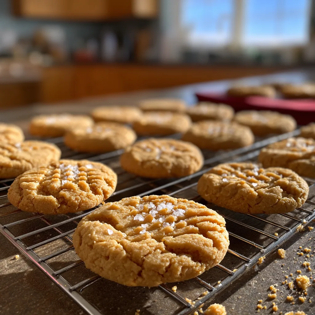 Salted PB Butter Cookies