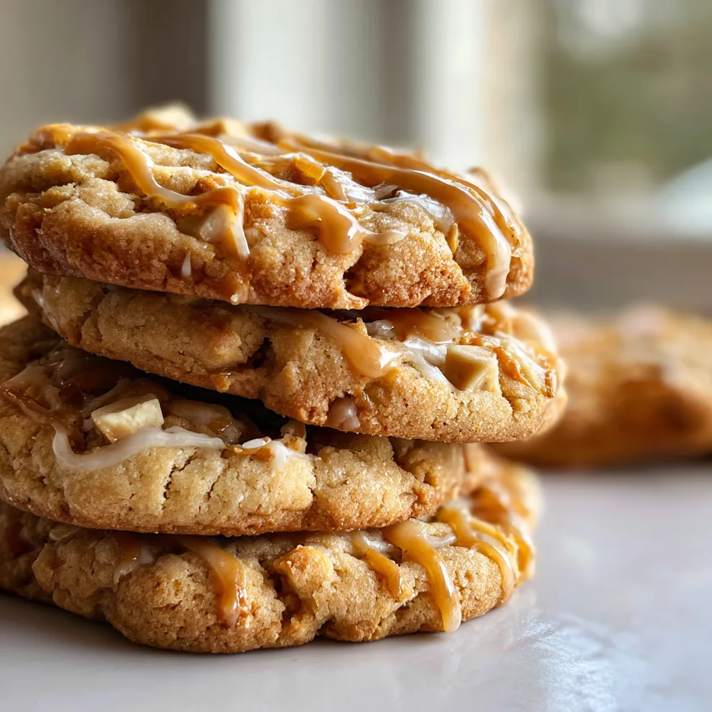 Serving Peanut Butter Maple Soft Cookies soft gooey maple cookies