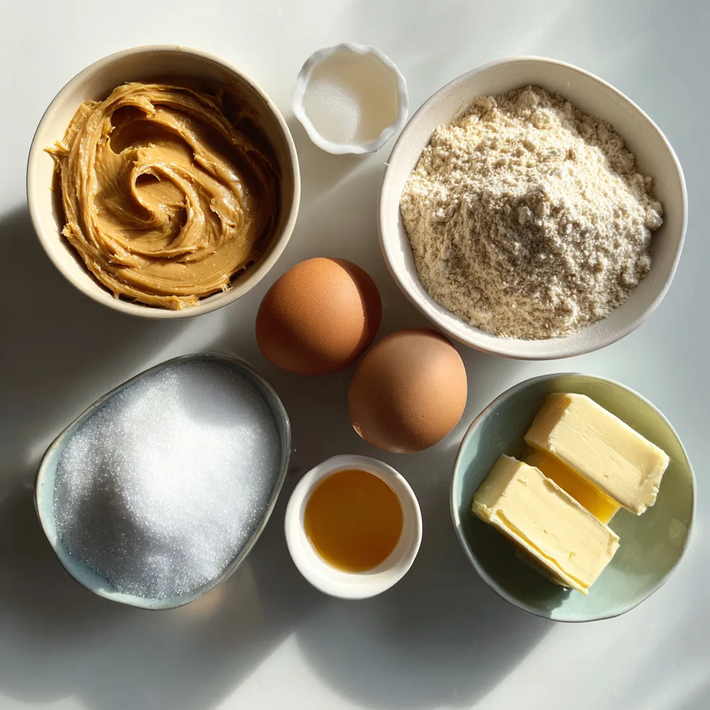 Classic Soft Peanut Butter Cookies with Criss-Cross Pattern – Soft, Chewy, and Oh-So-Delicious 2 Ingredients for Classic Soft PB Cookies with Criss-Cross Pattern