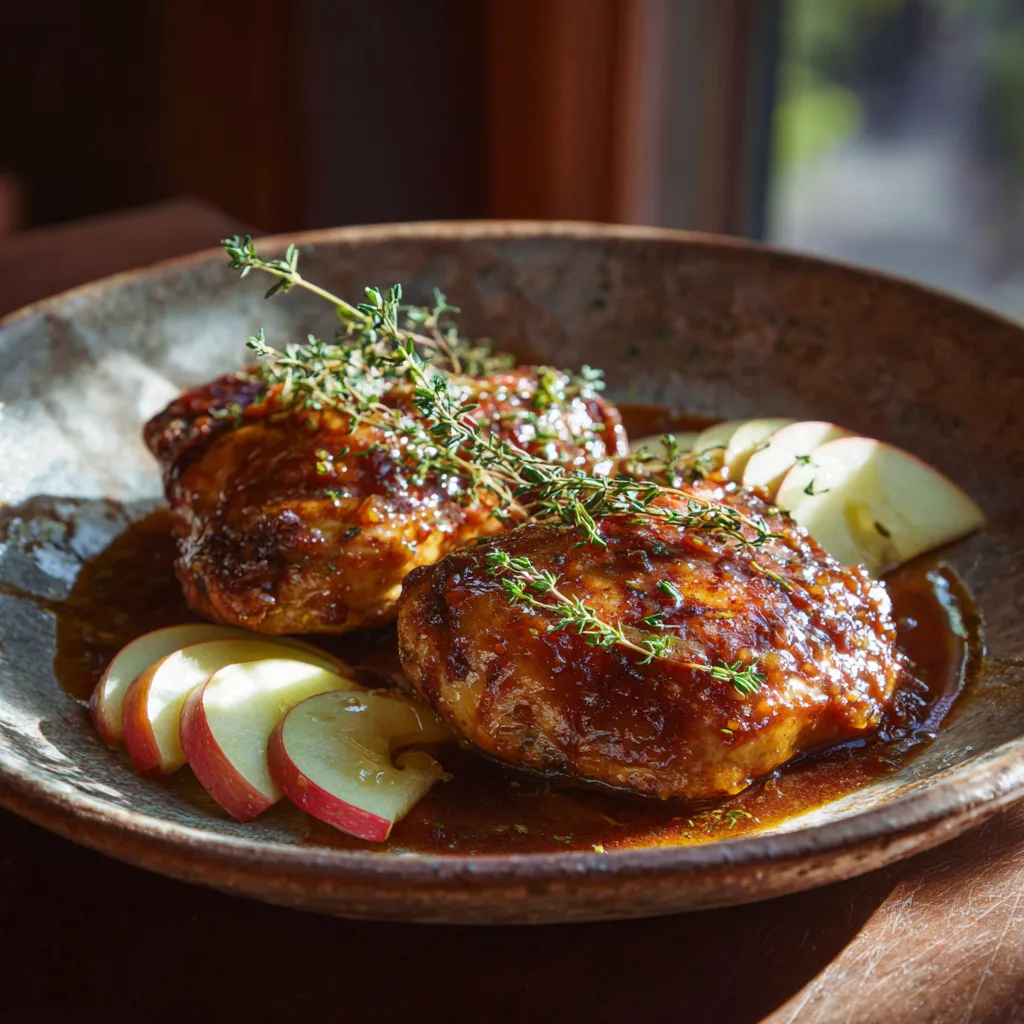Apple Cider Glazed Chicken Crockpot Bliss: Sweet, Tangy, and Oh-So-Easy! | Chicken Crockpot Recipes 4 Apple Cider Glazed Chicken