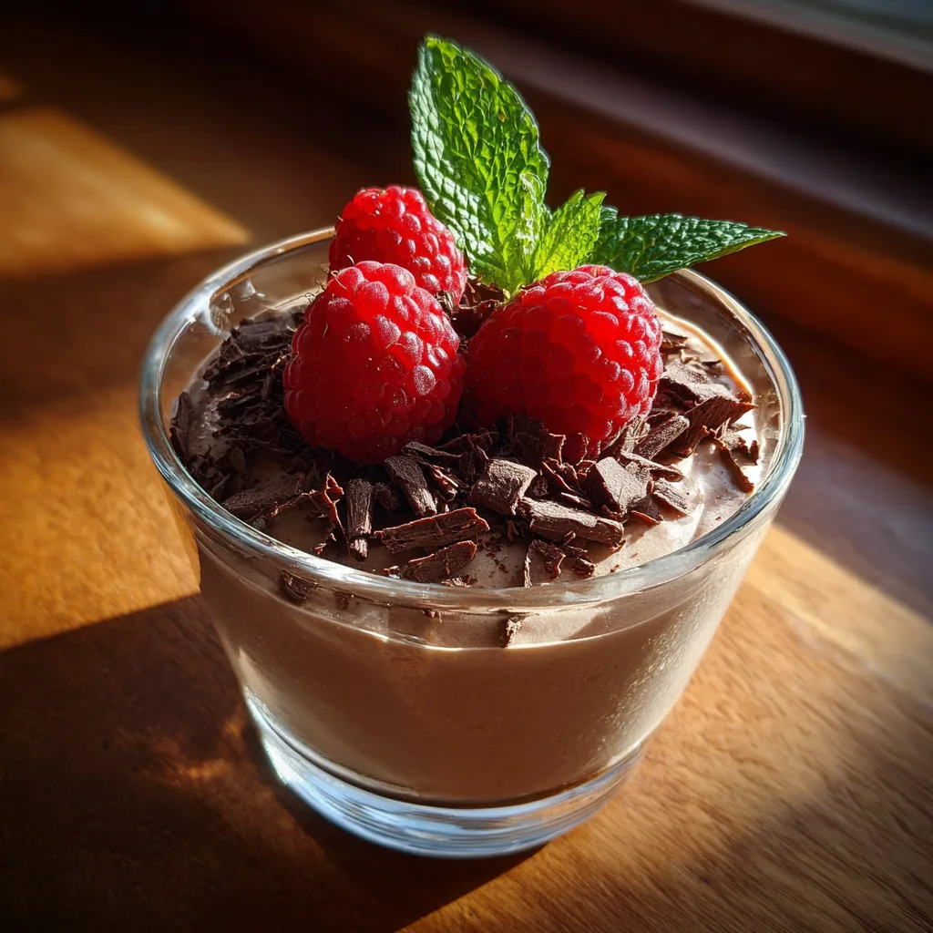 Chocolate Cottage Cheese Mousse