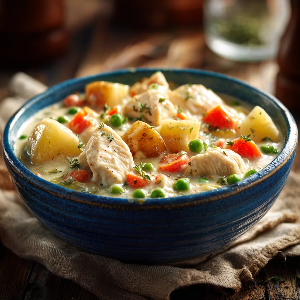 Slow Cooker Chicken Pot Pie Stew