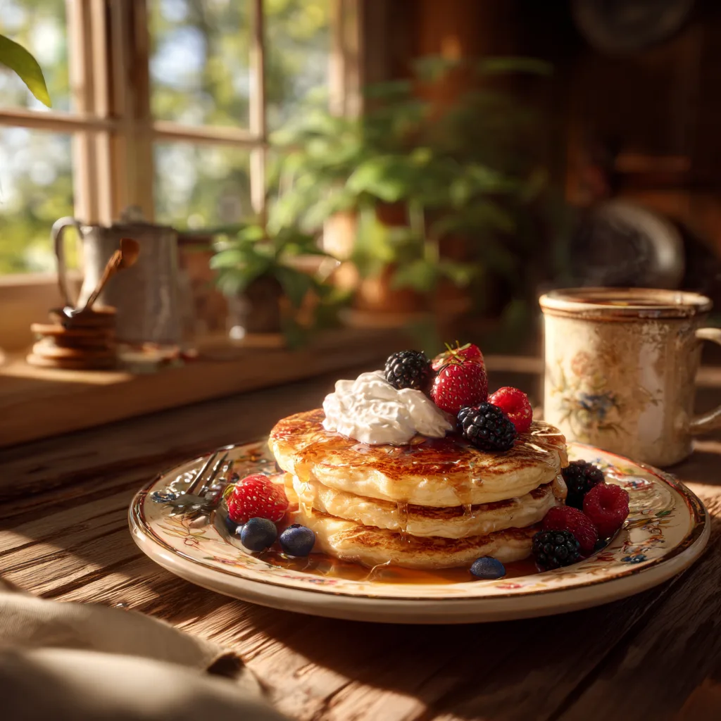 Cottage Cheese Protein Pancakes