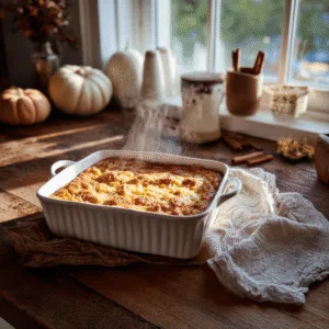 Cottage Cheese Pumpkin Bake