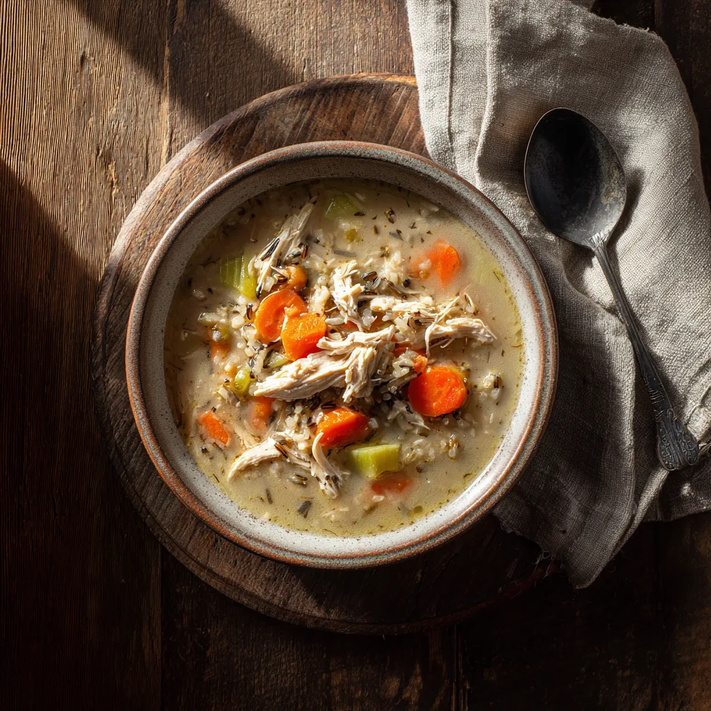 Slow Cooker Chicken & Wild Rice Soup