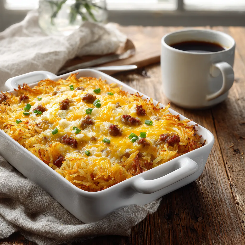 Overnight Hashbrown Breakfast Bake: The Best Breakfast Casserole to Please a Crowd 4 Overnight Hashbrown Breakfast Bake