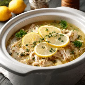 Healthy Lemon Chicken Crockpot