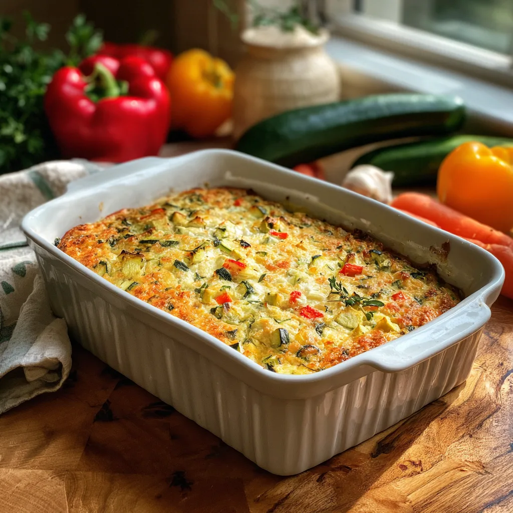 Cottage Cheese Veggie Casserole