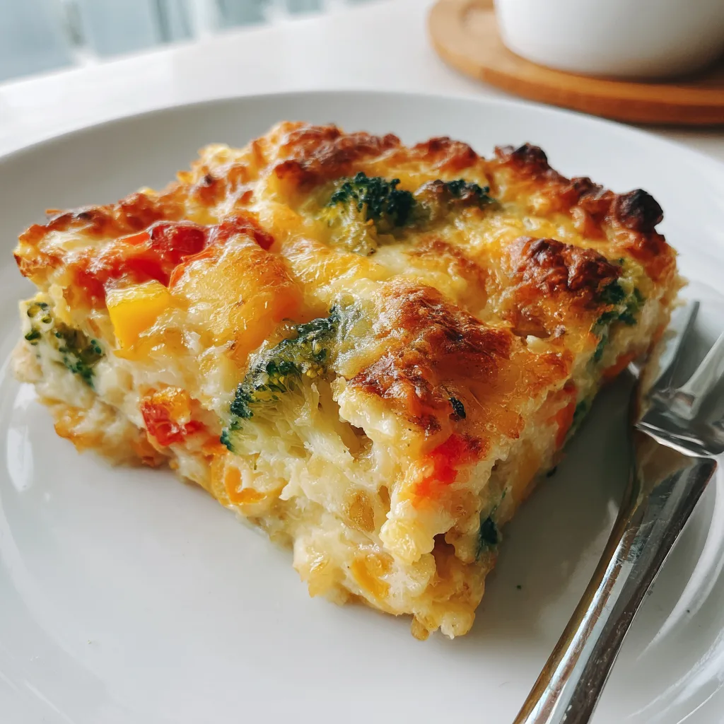 Overnight Veggie & Cheese Casserole