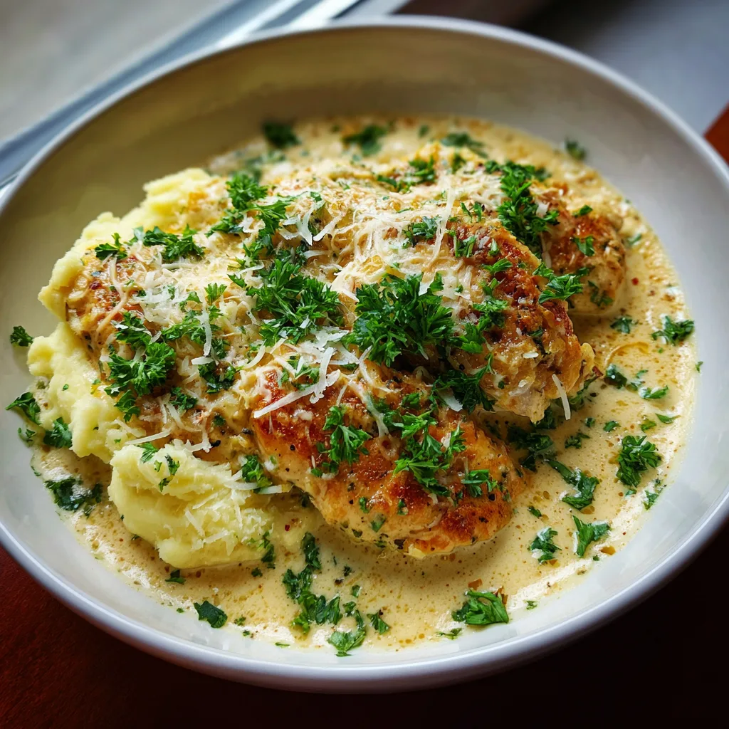 Creamy Garlic Parmesan Chicken 