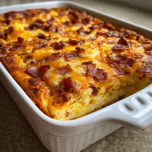Easy Bacon, Egg & Cheese Casserole – The Ultimate Breakfast Casserole for Brunch 5 Easy Bacon, Egg & Cheese Casserole