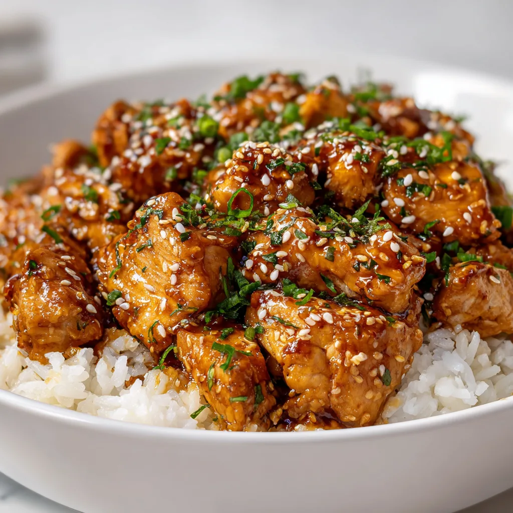Honey Garlic Chicken Crockpot 