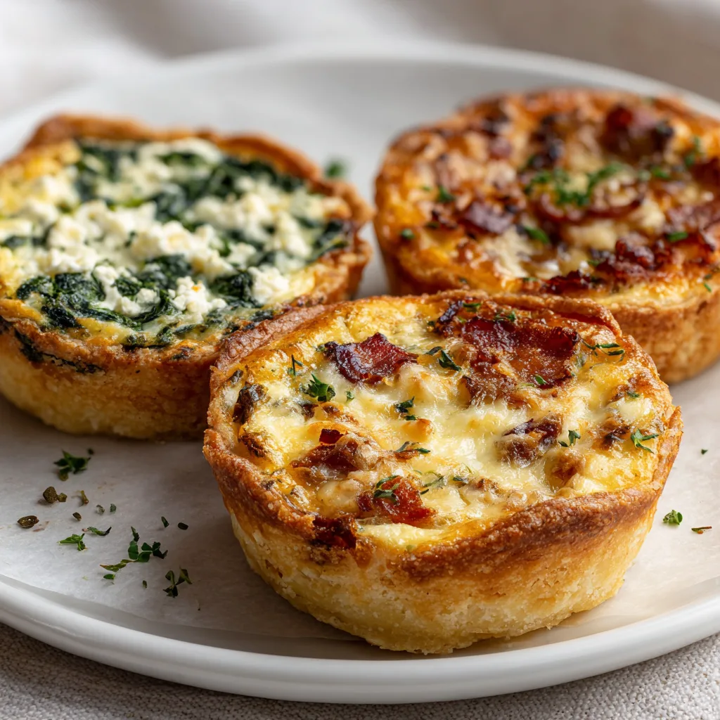 Mini Quiche Assortment (3 Ways) for the Ultimate Breakfast Casserole Alternative 4 Mini Quiche Assortment (3 Ways)