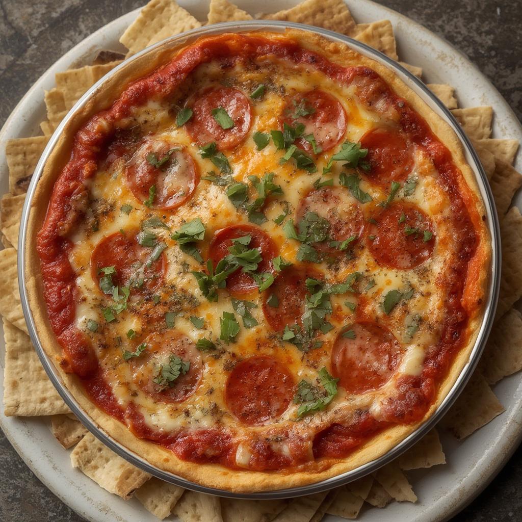 5 Minute Pepperoni Pizza Dip