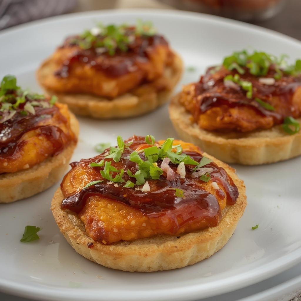 BBQ Chicken Flatbread Bites: The Ultimate Super Bowl Party Appetizer 4 BBQ Chicken Flatbread Bites