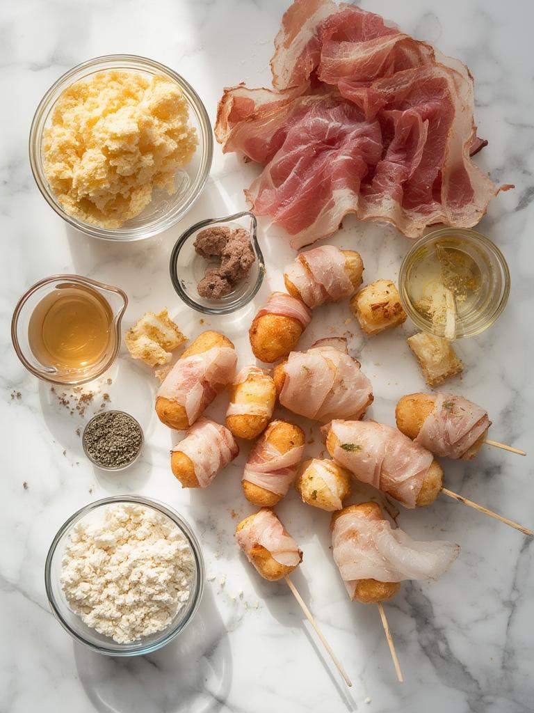 Bacon-Wrapped Tater Tot Skewers: The Ultimate Super Bowl Party Food 2 Bacon Wrapped Tater Tot Skewers 1