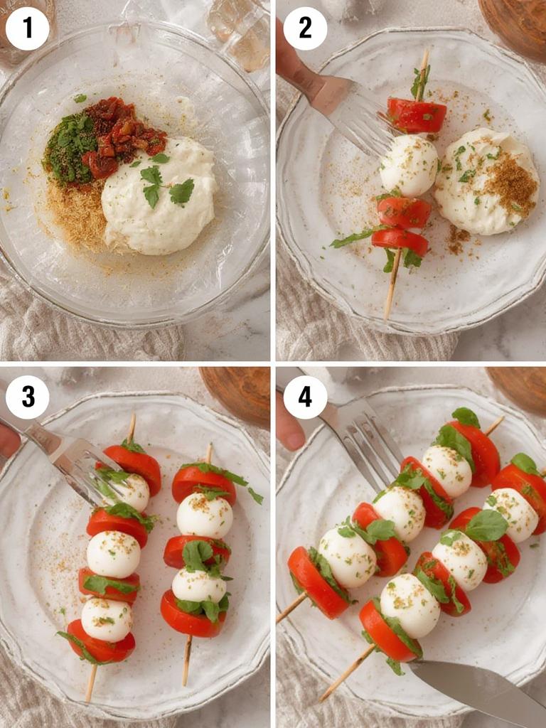 Caprese Skewer Bites: Irresistible Easy Party Appetizer Delight 3 Caprese Skewer Bites 2