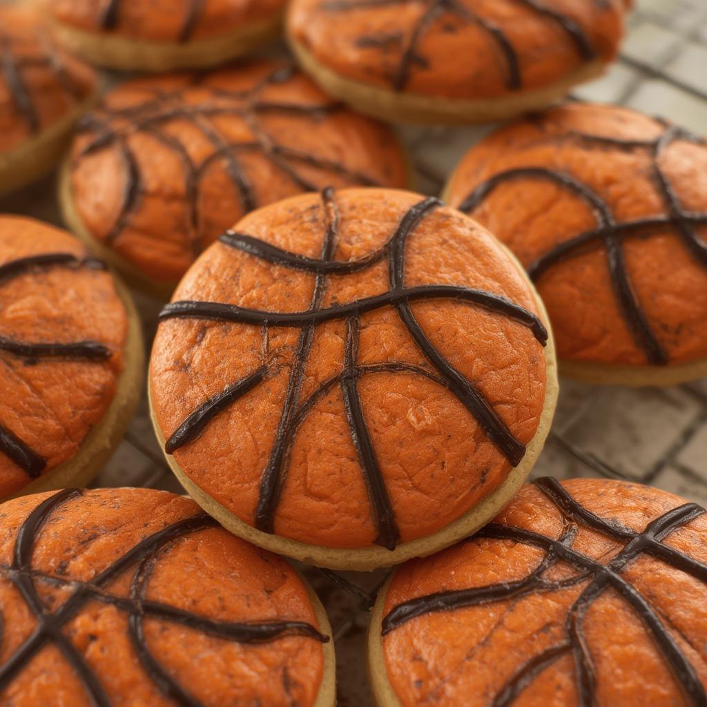 Classic Basketball Sugar Cookies 2