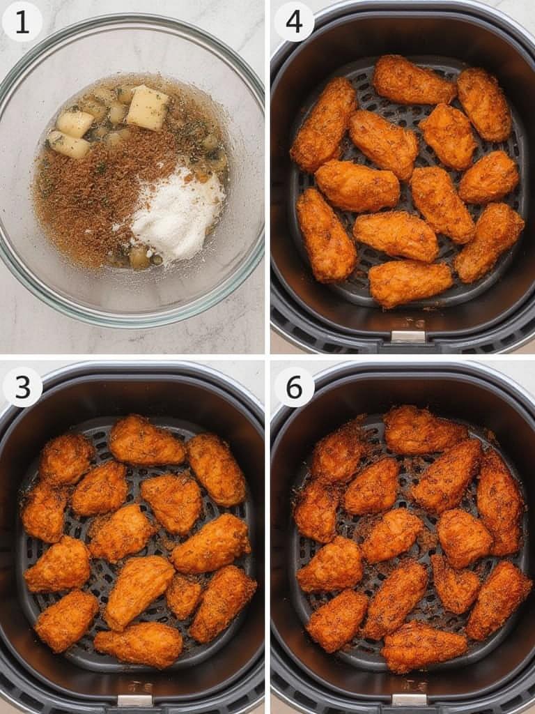Crispy Air Fryer Buffalo Wings 2