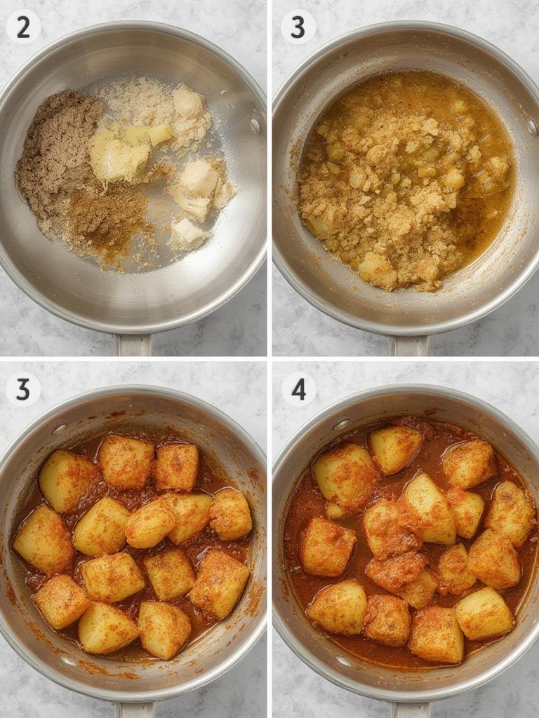 Easy Masala Potatoes 2