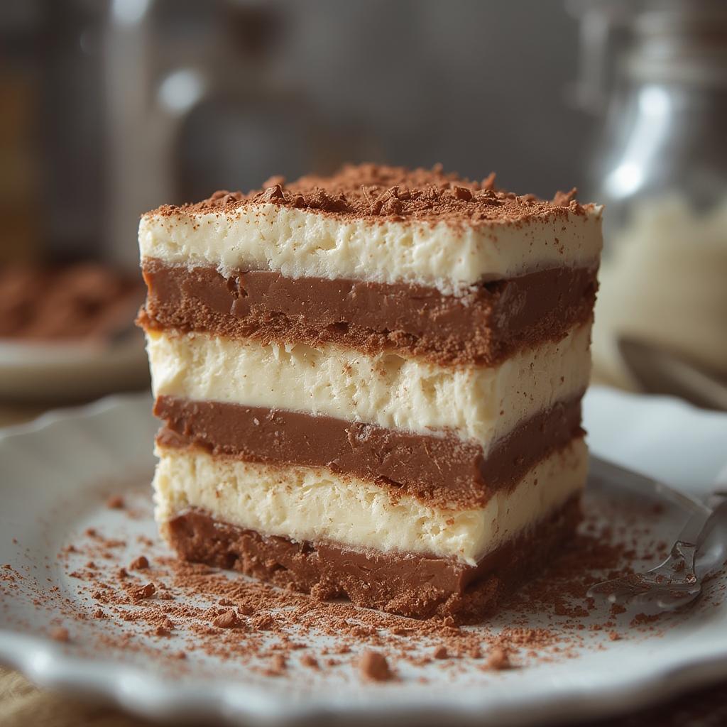 Homemade Layered Neapolitan Dessert
