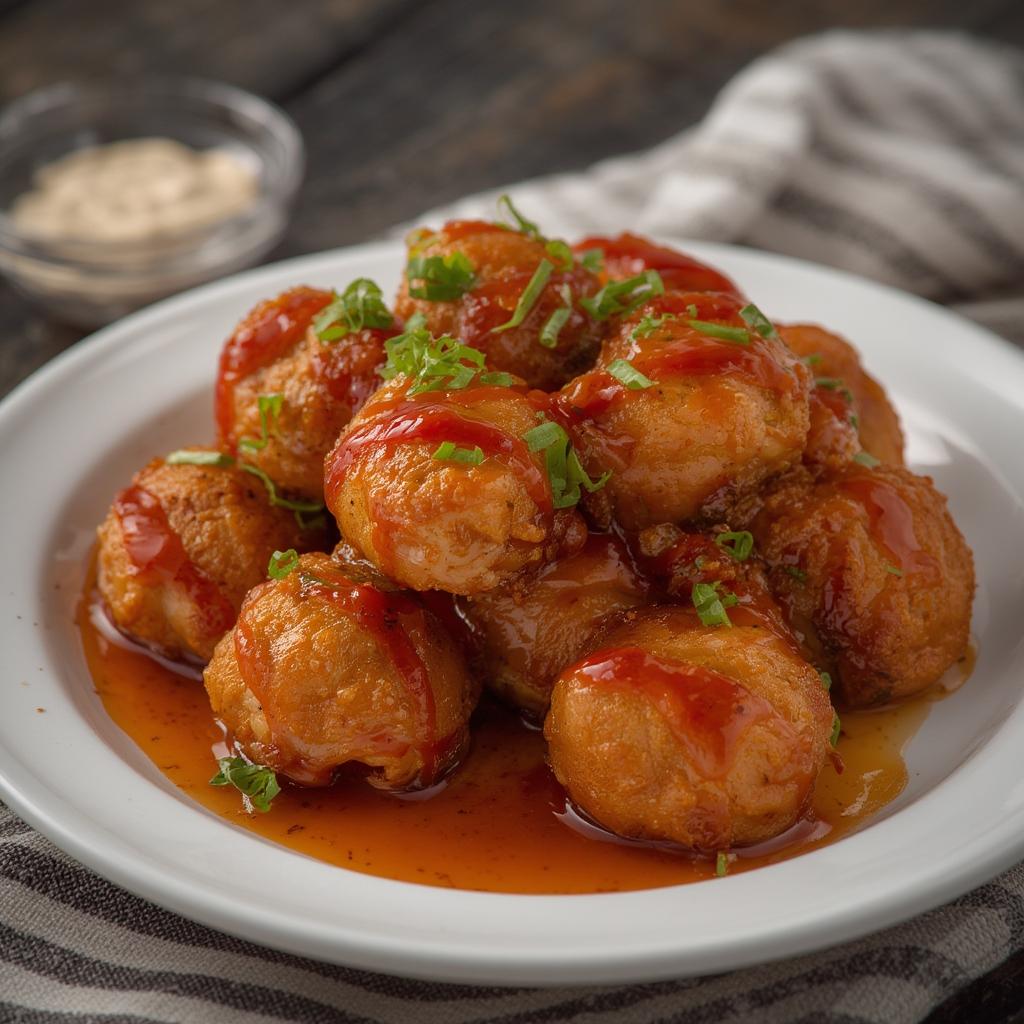 Honey Sriracha Chicken Bites