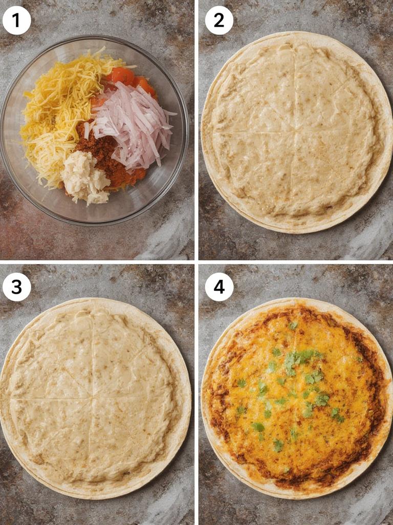 Loaded Cheeseburger Quesadillas 2