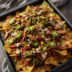 Loaded Sheet-Pan Nachos with Jalapeños