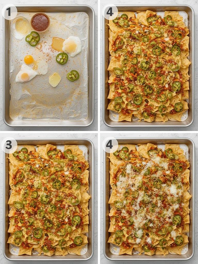 Loaded Sheet-Pan Nachos with Jalapeños: The Ultimate Game Day Crowd-Pleaser 3 Loaded Sheet Pan Nachos with Jalapeyos 4