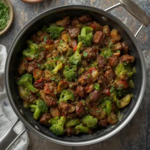 Low-Carb Beef & Broccoli Stir Fry (One Pan)