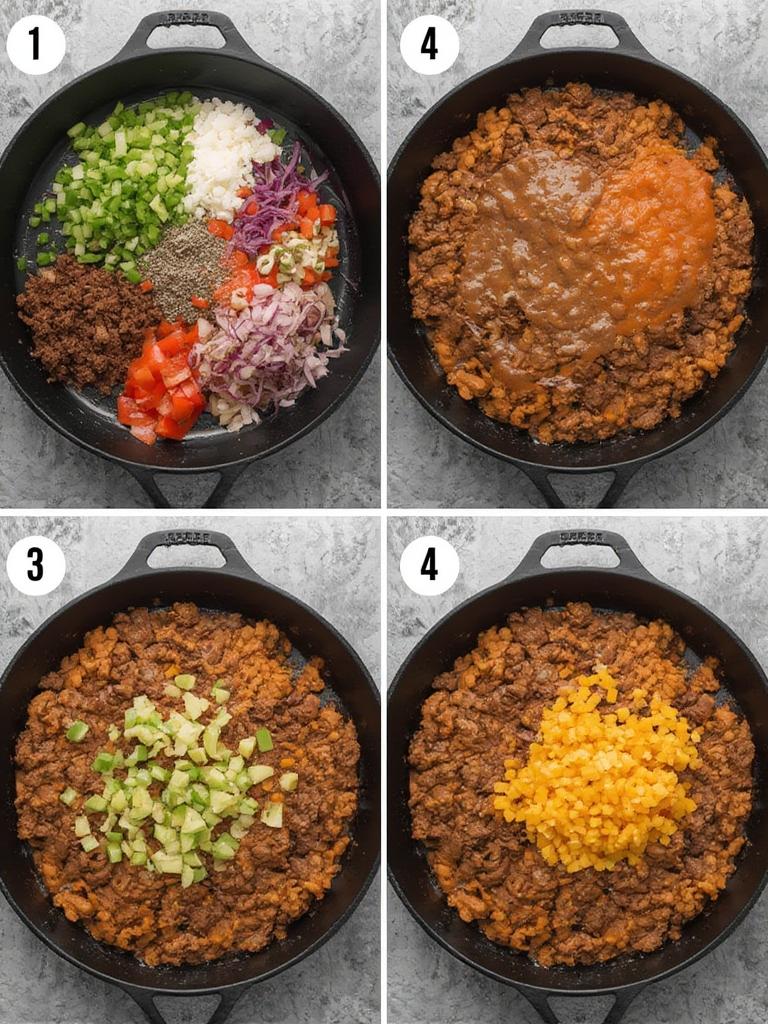 Low Carb Beef Taco Skillet 1 5
