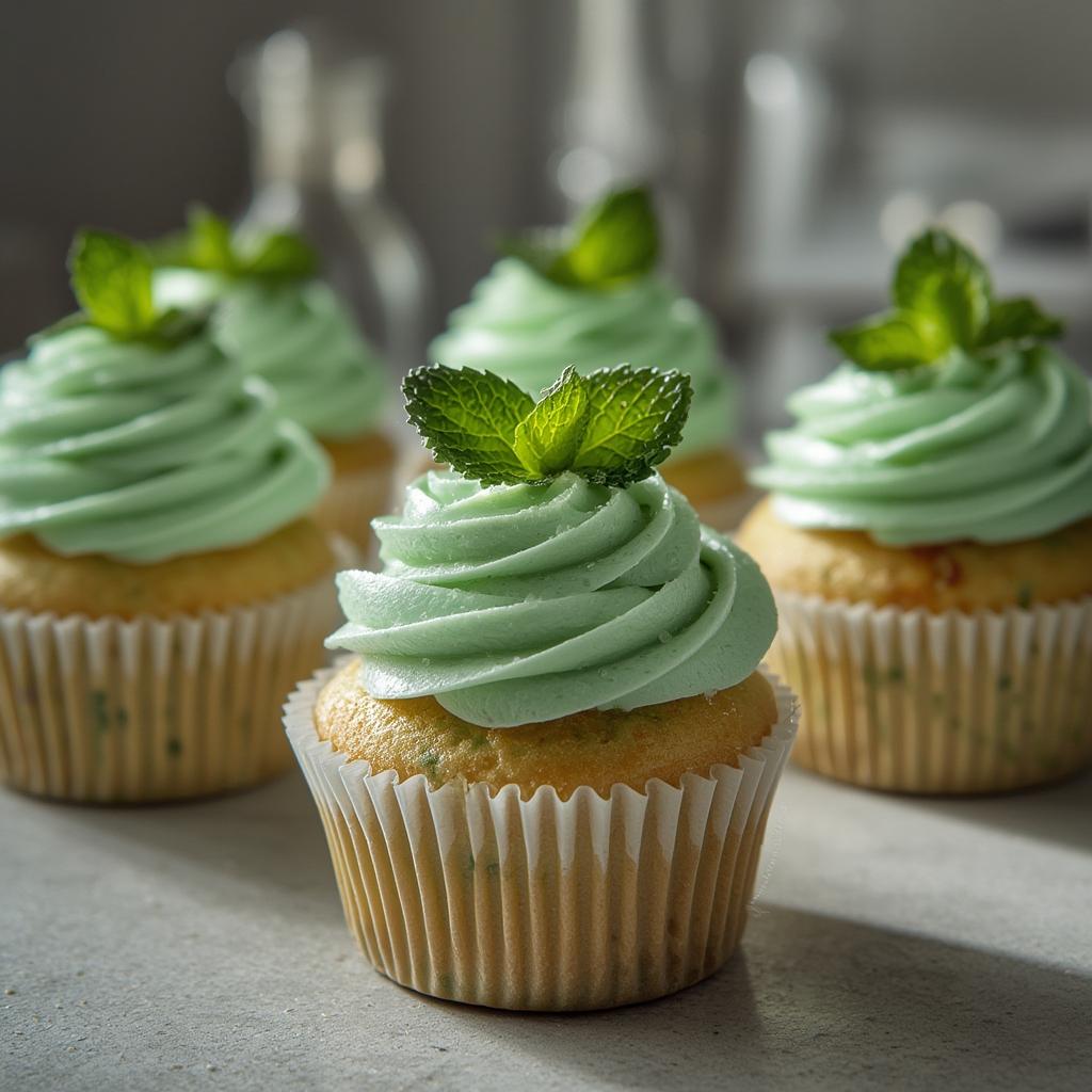 Irresistible Mint Bottle Cupcakes: A Stunning DIY Sweet Treat! 4 Mint Bottle Cupcakes 3