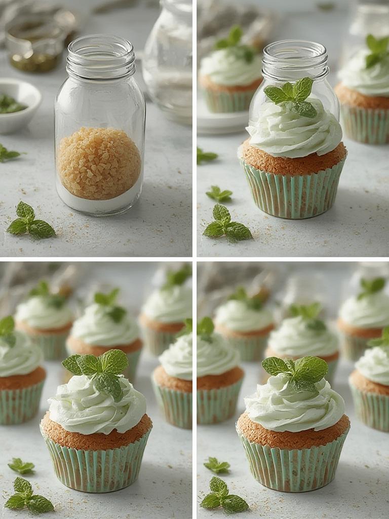 Irresistible Mint Bottle Cupcakes: A Stunning DIY Sweet Treat! 3 Mint Bottle Cupcakes 5