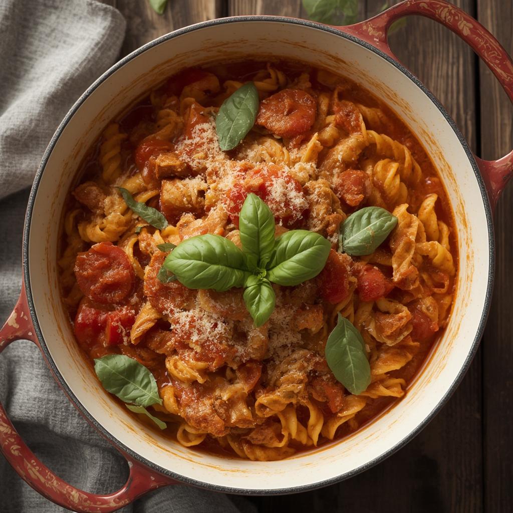 One Pot Tomato Basil Pasta