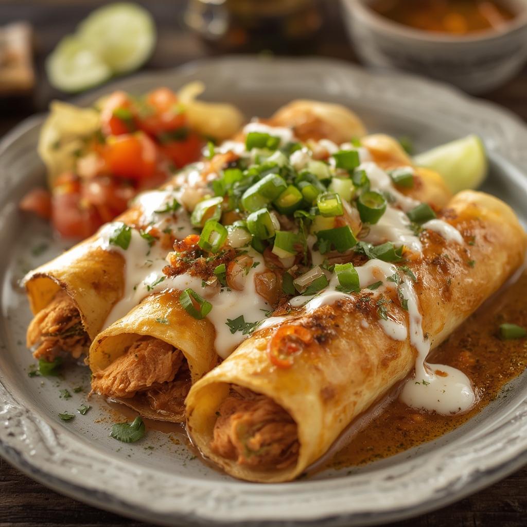 Ranch Chicken Taquitos: Irresistibly Crispy & Zesty Homemade Delight! 4 Ranch Chicken Taquitos