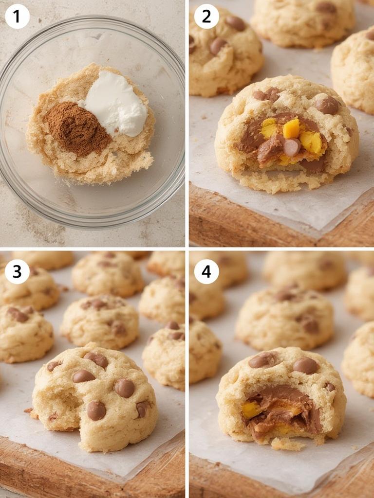 Reese Pieces Stuffed Cookies 2